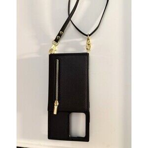 NEW Galaxy Note 20 Ultra Crossbody Wallet Case w/ Gold Zipper